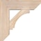 Ekena Millwork Imperial Slat Smooth Bracket w/ Offset Brace, Douglas Fir, 7 1/2"W x 24"D x 24"H BKT0806X24X24IMP06SDF - alternate 4